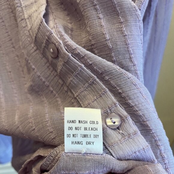 Purple Button up - Picture 5 of 5